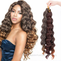 Synthetische Bulk Crochet Braids Deep Wave Crochet Hair